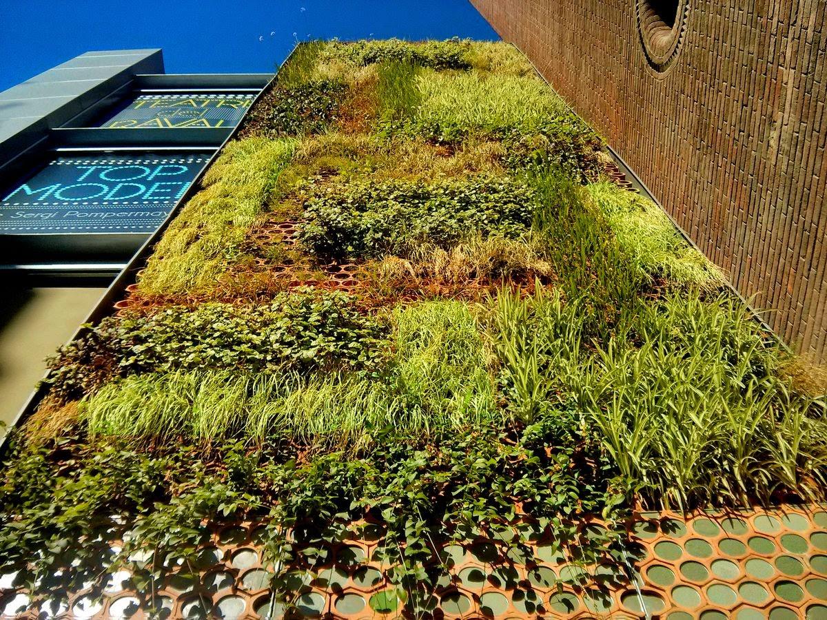 Jardín vertical en Barcelona - Alicante Forestal