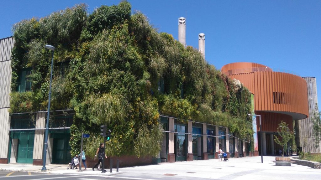 Jardín vertical en Vitoria-Gasteiz